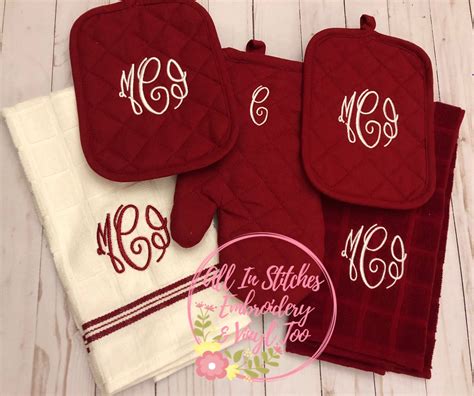 etsy kitchen towels|monogrammed kitchen towels etsy.